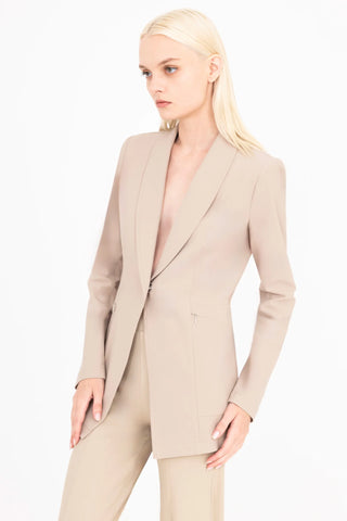 Valbella Tech Stretch Shawl Collar Blazer with Utility Pockets