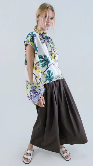 Air Drift Wide-Leg Culotte w/ Drawstring Waist