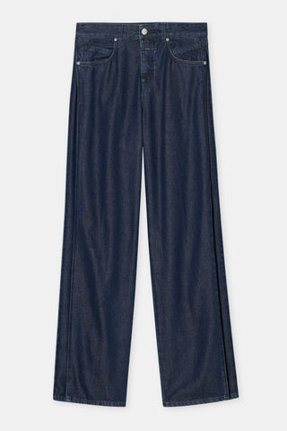 Nikka Wide Leg Jean with Pleat