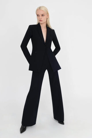 Valbella Tech Stretch Shawl Collar Blazer with Utility Zip Pockets