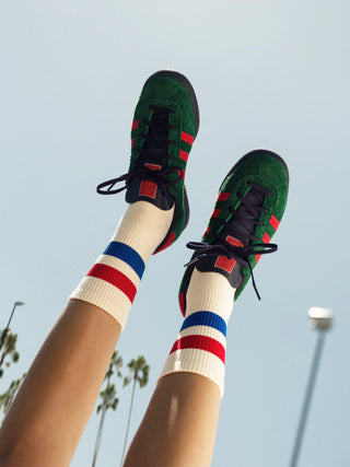 Varsity Sporty Crew Socks