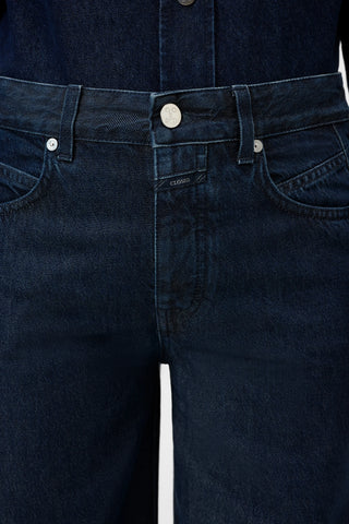 Nikka Wide Leg Jean with Pleat