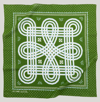 Cotton Bandana - OS - Love Knot in Olive